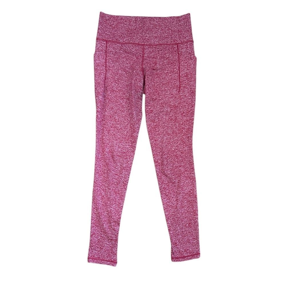 Athleta Pink Space-Dye High-Waist Leggings